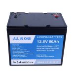 Batterie lithium-ion Lifepo4 12v 80Ah