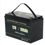 Batterie au lithium solaire RV 12v 100ah LiFePO4 tout-en-un la plus sûre