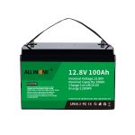 Usine adaptée aux besoins du client puissance 12V 100AH LiFePO4 Lithium fer phosphate batterie de voiture à cycle profond marine solaire RV batteries