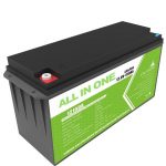 Batterie au lithium de grande capacité 12.8v 150ah pour le stockage solaire à la maison