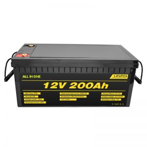 Batterie 12.8V 200Ah de la voiture électrique 12V Lifepo4 personnalisable avec la batterie de vie de cycle de 2000 Lifepo4