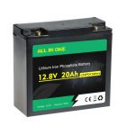 OEM profond rechargeable de paquet de batterie d'ion de lithium de Lifepo4 12V 20AH