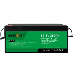 Solution de substitution de système de stockage d'énergie de batterie 12.8V 250Ah LiFePO4 pour l'acide au plomb 12V 250Ah