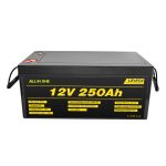 Les meilleures batteries de système solaire les plus populaires emballent la batterie au lithium-ion LiFePO4 12V 250Ah