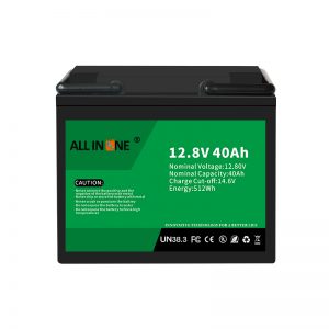 12.8V 40Ah LiFePO4 batterie au lithium-ion de remplacement au plomb 12V 40Ah