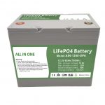 Vente d'usine 12.8V60Ah batterie domestique en plastique 2000 cycles batterie lifepo4 12v pour l'énergie domestique