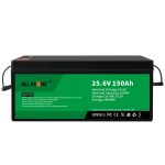 paquet de batterie au lithium-ion de remplacement d'acide de plomb de 25.6V 150Ah LiFePO4 24V 150Ah