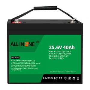 Batterie/Remplacement Lithium Fer Phosphate 25.6V 40Ah