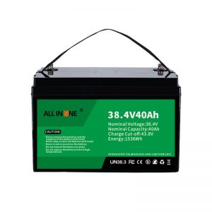 Batterie 8.4V 40Ah Lithium Fer Phosphate pour VPP/SHS/Marine/Véhicule 36V 40Ah