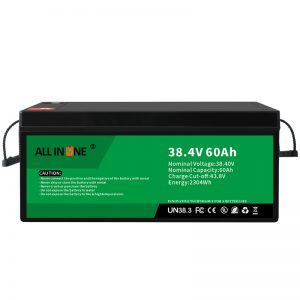 38.4V 60Ah Batterie Lithium Fer Phosphate pour VPP/SHS/Marine/Véhicule 36V 60Ah