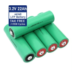 Batterie cylindrique à décharge profonde 3,2 V 31 Ah 30 Ah 3,2 V 22 Ah 20 Ah 25 Ah au lithium 46160 Lifepo4 avec barre omnibus