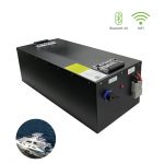 Batteries rechargeables LiFePO4 16S1P 48V 100Ah personnalisées flexibles Akku pour bateau marin et batterie de yacht avec Bluetooth