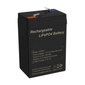 Batterie au lithium à cycle profond bon marché 6V 6Ah LiFePO4 pour systèmes de stockage d'énergie solaire