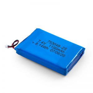 Batterie rechargeable LiPO 753048 3.7V 1100mAh / 7.4V 1100mAH / 3.7V 2200mAH