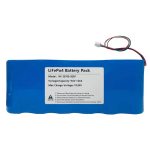 Batterie Lifepo4 9,6 V 12 Ah 3S2P pour lampadaire solaire