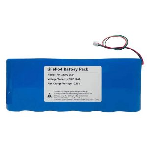 Batterie Lifepo4 9,6 V 12 Ah 3S2P pour lampadaire solaire