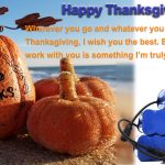 Lettre de Thanksgiving de batterie TOUT EN UN aux clients